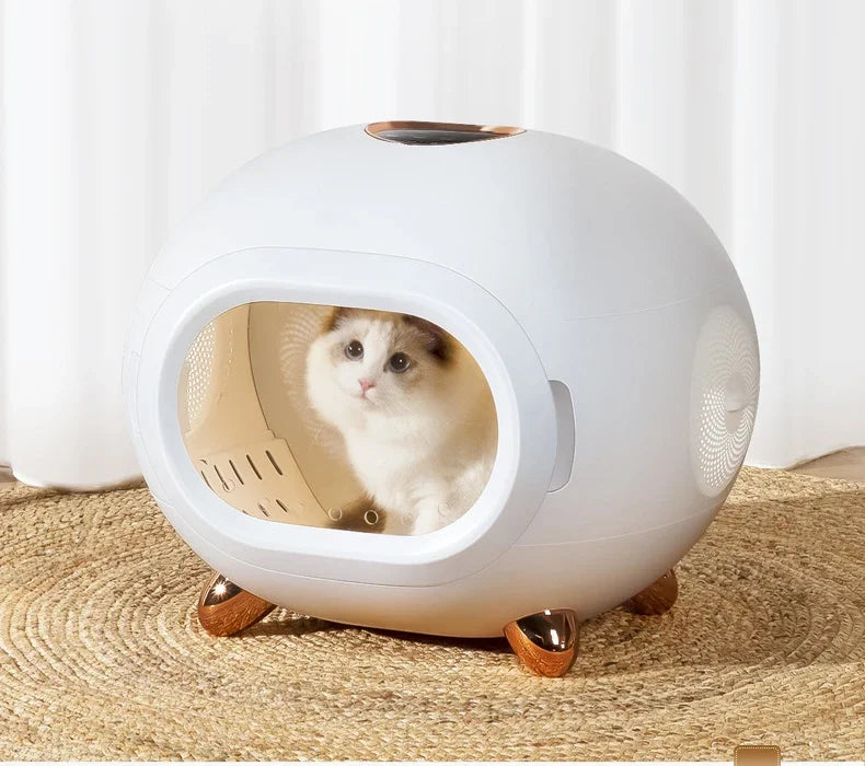 AeroDry™ Pet Grooming Dryer – Ultra Quiet Smart Blower for Dogs & Cats | Fast Home Bath Drying