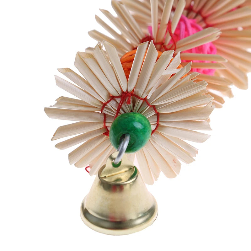 TinyTrail™ natural climbing and rest platform chew toy for parakeets, designed for cage play and enrichment.