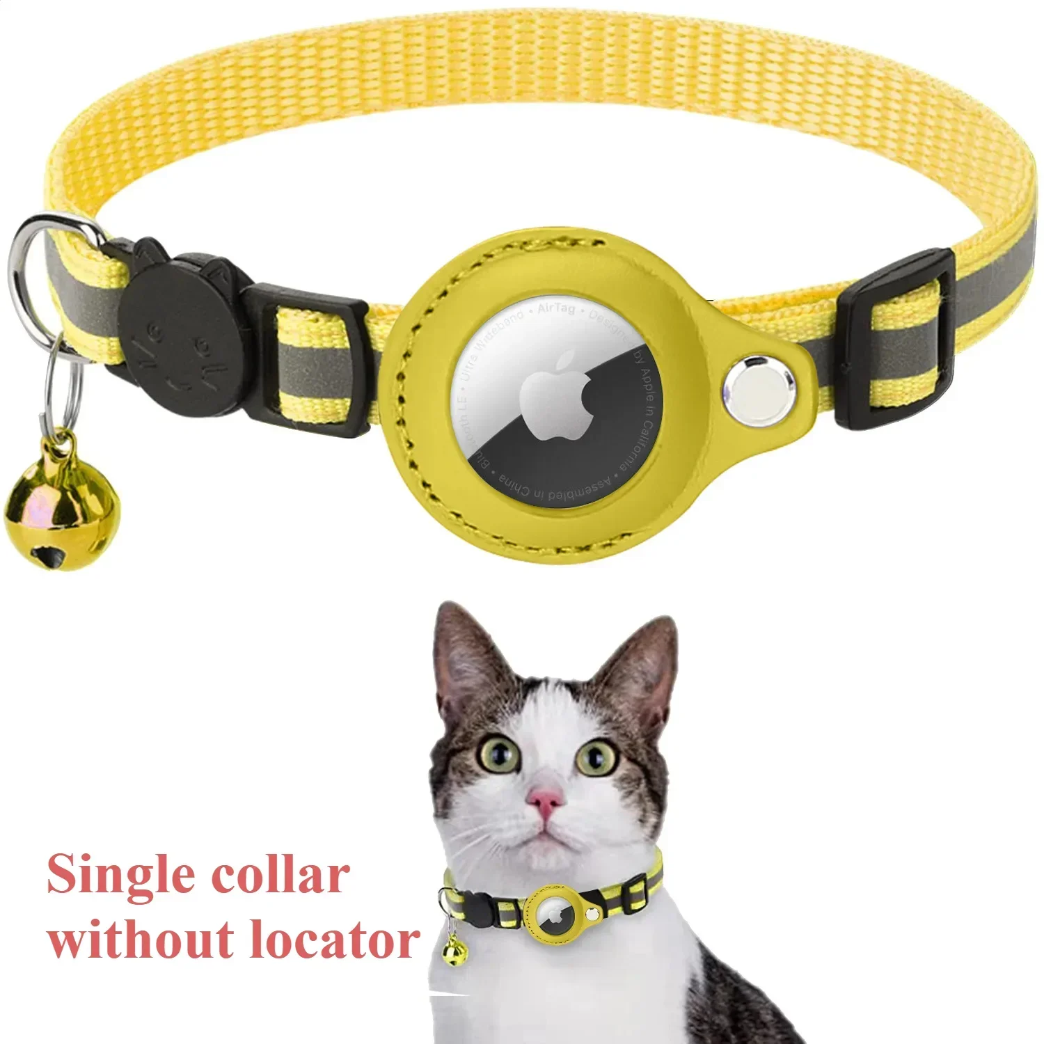 PetFinder™ wearable GPS tracker collar on a dog, showcasing its smart anti-lost locator features for pets.