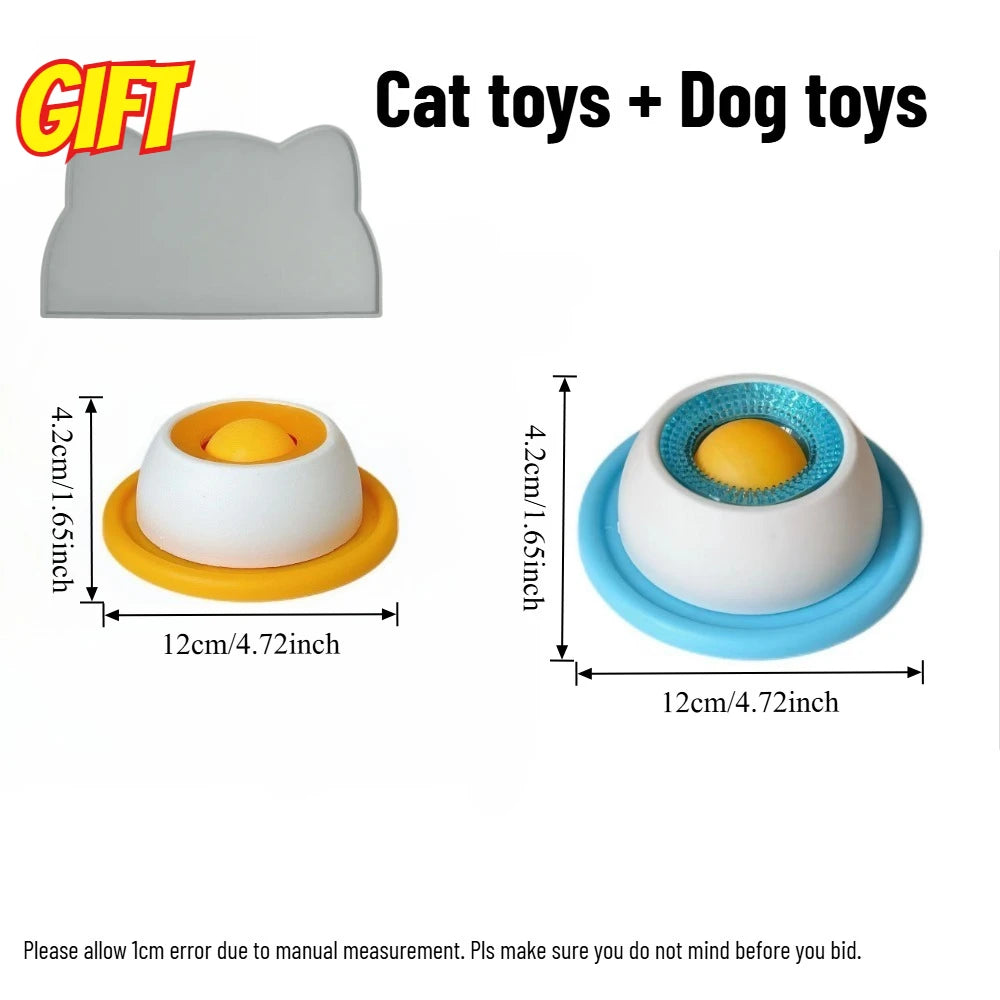 BrainBite™ Ball – Interactive Treat Dispenser for Small Dogs | Slow Feeder & Enrichment Slow Feeder Food Dispenser Lick Enrichment Pet Stimulation Feeding Tool