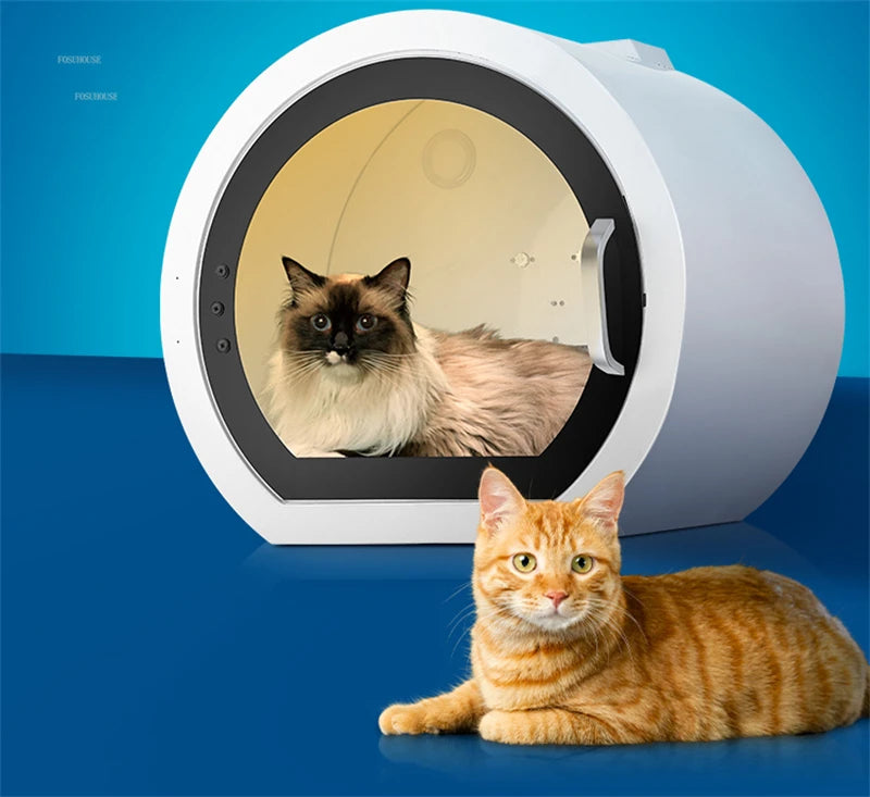 SmartDry™ Pet Dryer – Ultra Quiet Automatic Dog & Cat Grooming Blower for Fast Home Drying