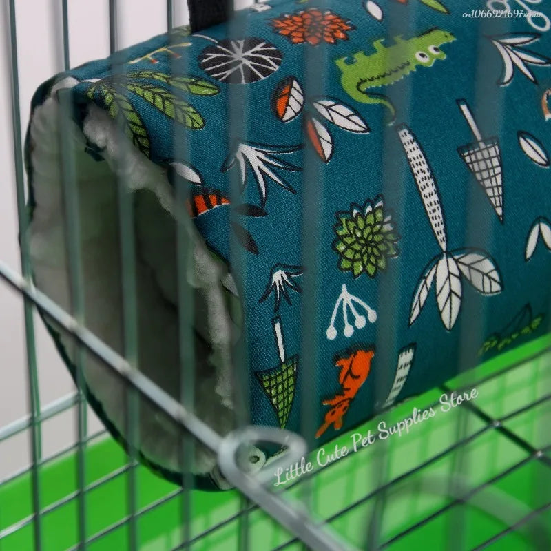 Arctic-Guard small pet bed in soft velvet, featuring a cozy nesting pod design for warmth and comfort.