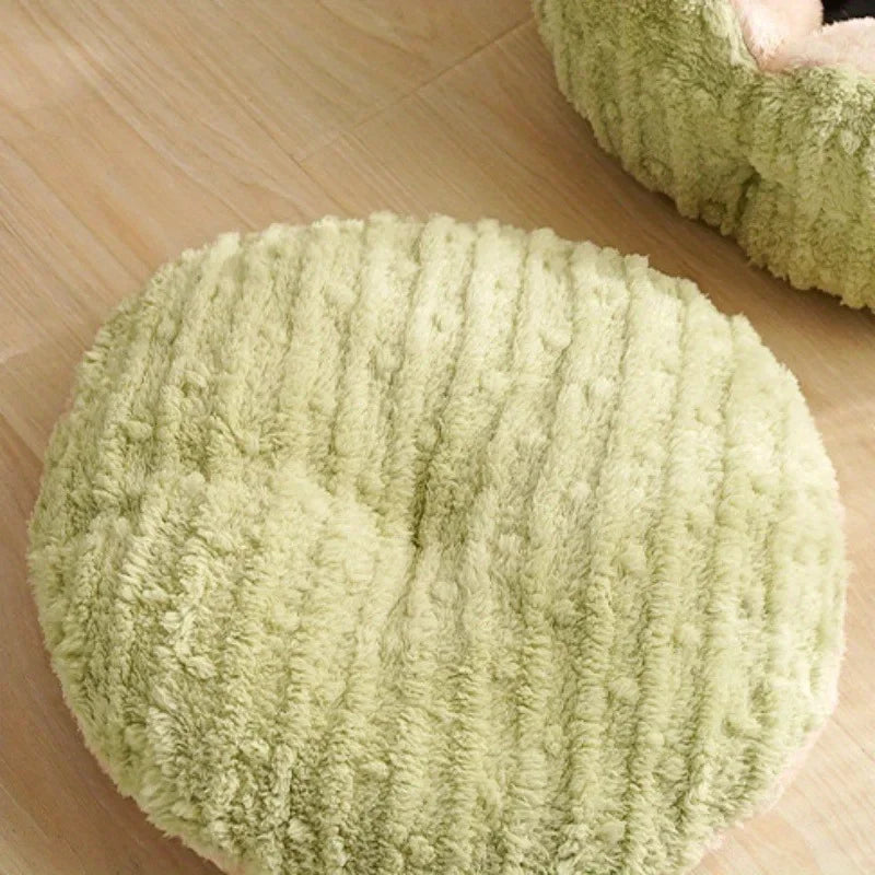 CozyCloud™ Plush Pet Nest – Ultra Soft Warm Winter Bed for Cats & Dogs | Detachable & Washable Round Comfort Nest
