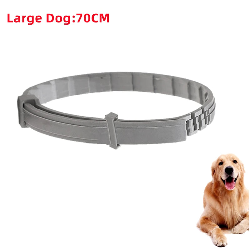 PawProtect™ anti-flea and tick collar by Petivo, adjustable design for 8-month protection on a dog.