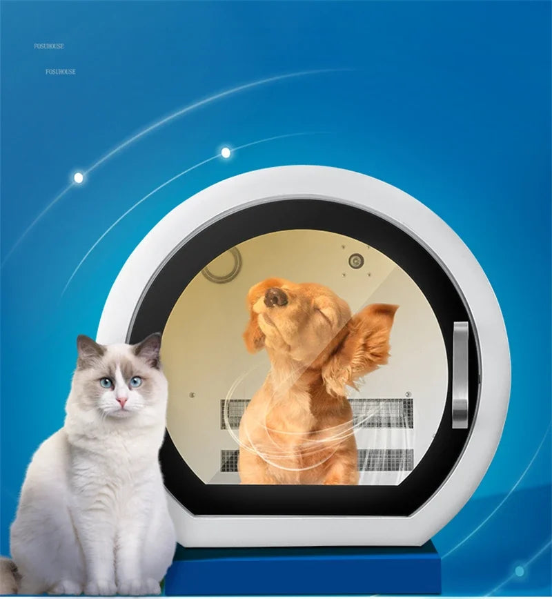 SmartDry™ Pet Dryer – Ultra Quiet Automatic Dog & Cat Grooming Blower for Fast Home Drying