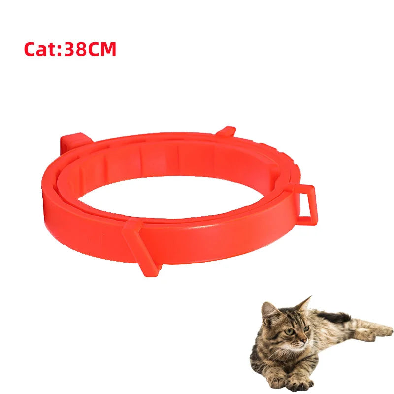 Adjustable PawProtect™ anti-flea and tick collar for pets, providing 8 months of protection against pests.
