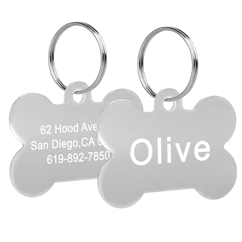 CopperCharm™ Dog Tag – Custom Engraved Nameplate for Dogs | Stylish Anti-Lost Collar Pendant