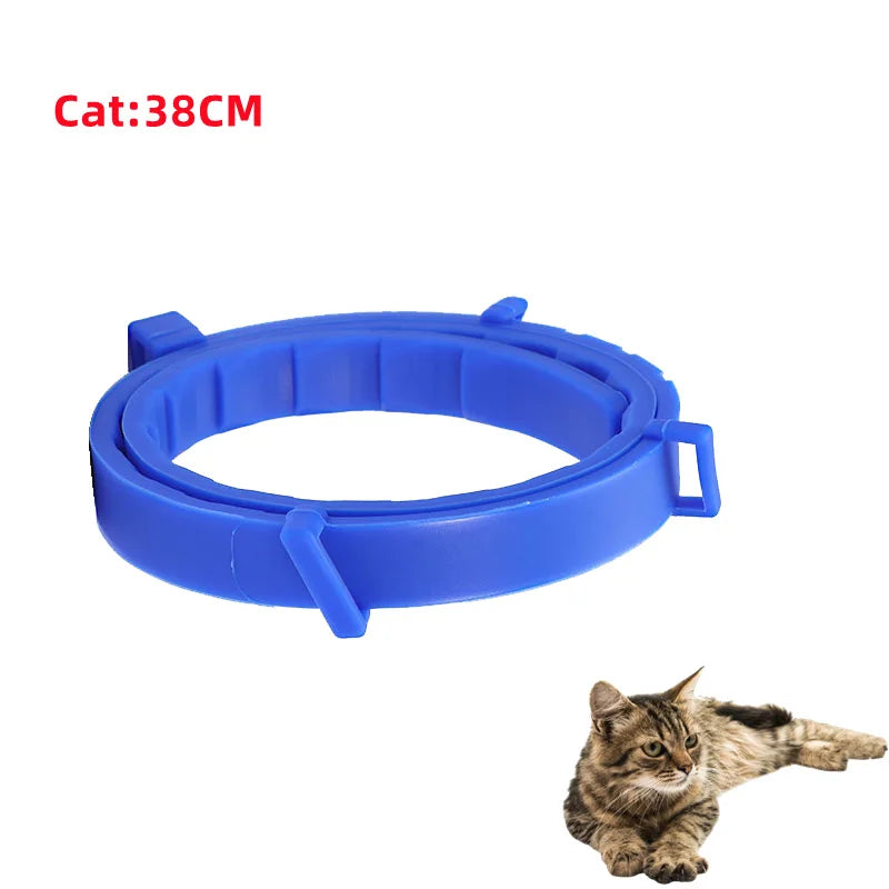 Adjustable PawProtect™ Anti-Flea & Tick Collar for pets, designed for 8-month protection against pests.