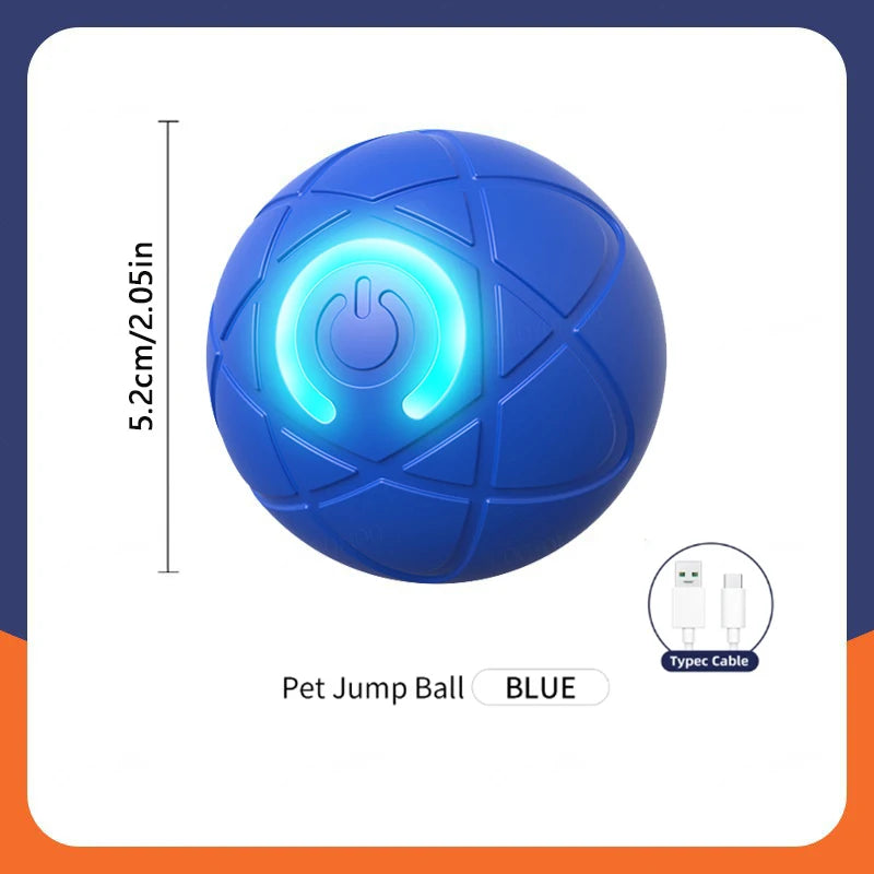 WhiskerPlay Smart Catnip Ball, plush electric toy for dogs, featuring vibrant colors and engaging sound effects.