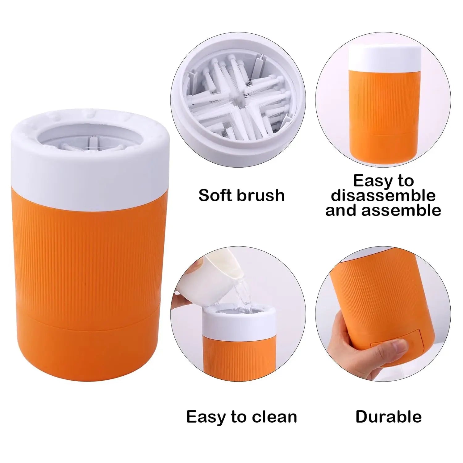 MudAway™ Paw Cleaner – Instant Clean Cup for Dogs & Pets | Gentle & Effective Paw Washer