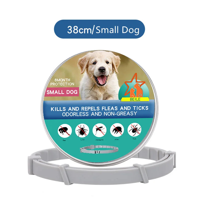 PawProtect™ Anti-Flea & Tick Collar by Petivo, adjustable collar for 8-month protection against pests on pets.