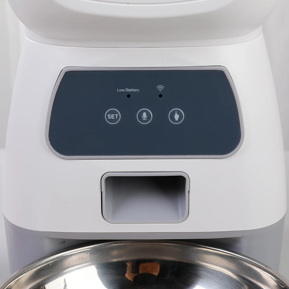 FreshSip™3.5L Automatic Pet Feeder For Cats WiFi Smart Swirl Slow Dog Feeder With Voice Recorder Large Capacity Timing Cat Food Dispenser