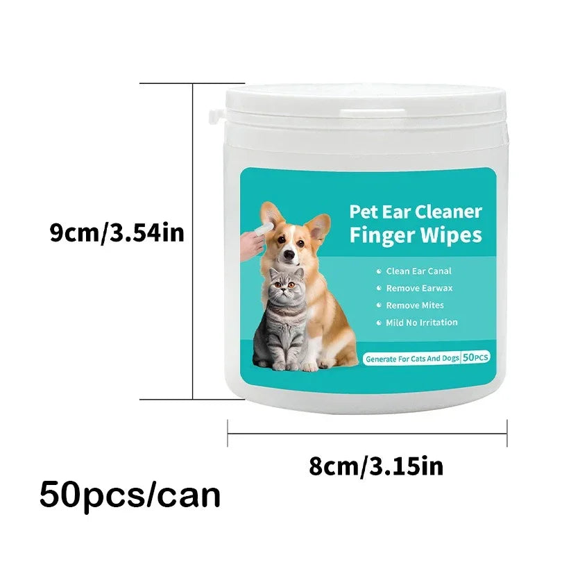 Ultra-soft PureTouch™ hygiene mitts for pets, designed for gentle cleaning of ears and freshening breath.