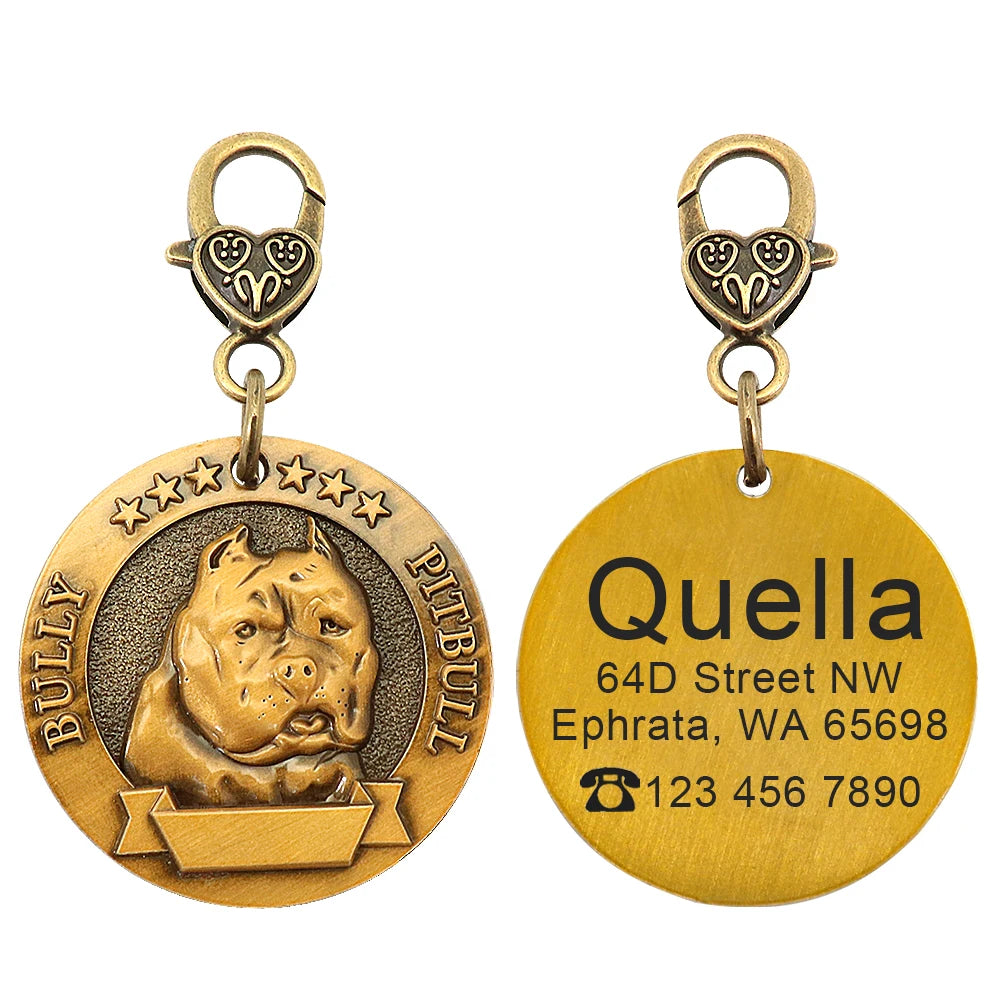 IDGuard™ Custom Dog Tag – Free Engraved Nameplate for Dogs | Anti-Lost Premium Collar Pendant