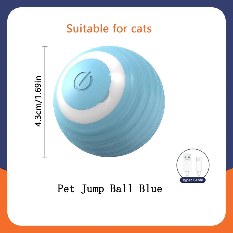 WhiskerPlay™ Smart Catnip Ball, an electric plush toy for dogs with vibrant colors and a soft texture.