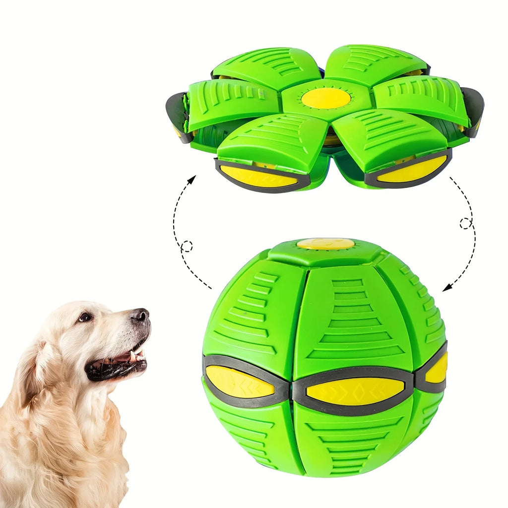 SkyBounce™ Dog Toy – Flying Saucer Ball for High-Flying Fetch & Outdoor Fun