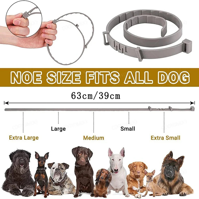 Adjustable ZenTail™ soothing collar for puppies and kittens, featuring a calming design and soft fabric for comfort.