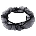 FeatherGuard™ Mesh Bird Cage Cover with stretchy net skirt, designed for easy cleaning and seed catching for parrots.