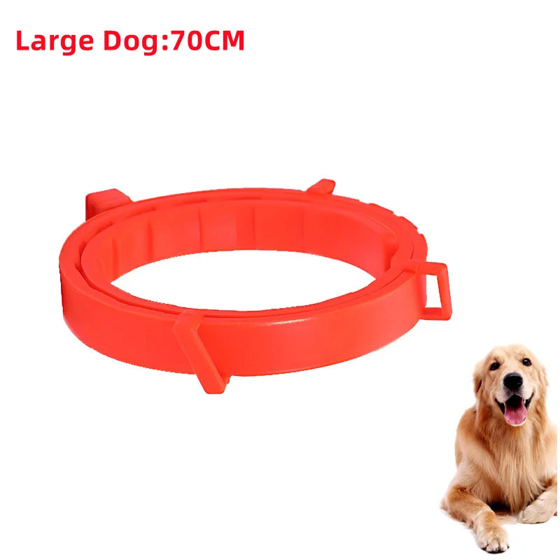 PawProtect™ Anti-Flea & Tick Collar by Petivo, adjustable design for 8-month protection on a pet's neck.
