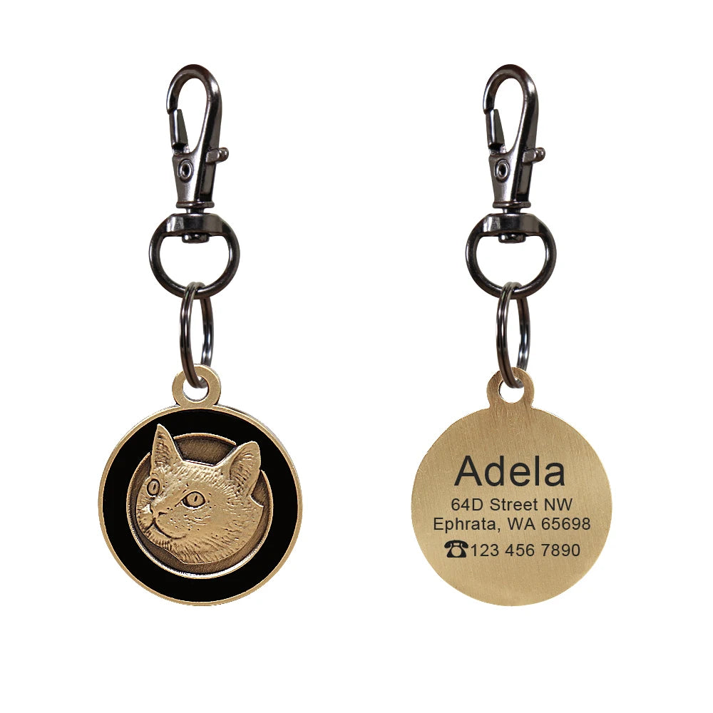 IDGuard™ Custom Dog Tag – Free Engraved Nameplate for Dogs | Anti-Lost Premium Collar Pendant