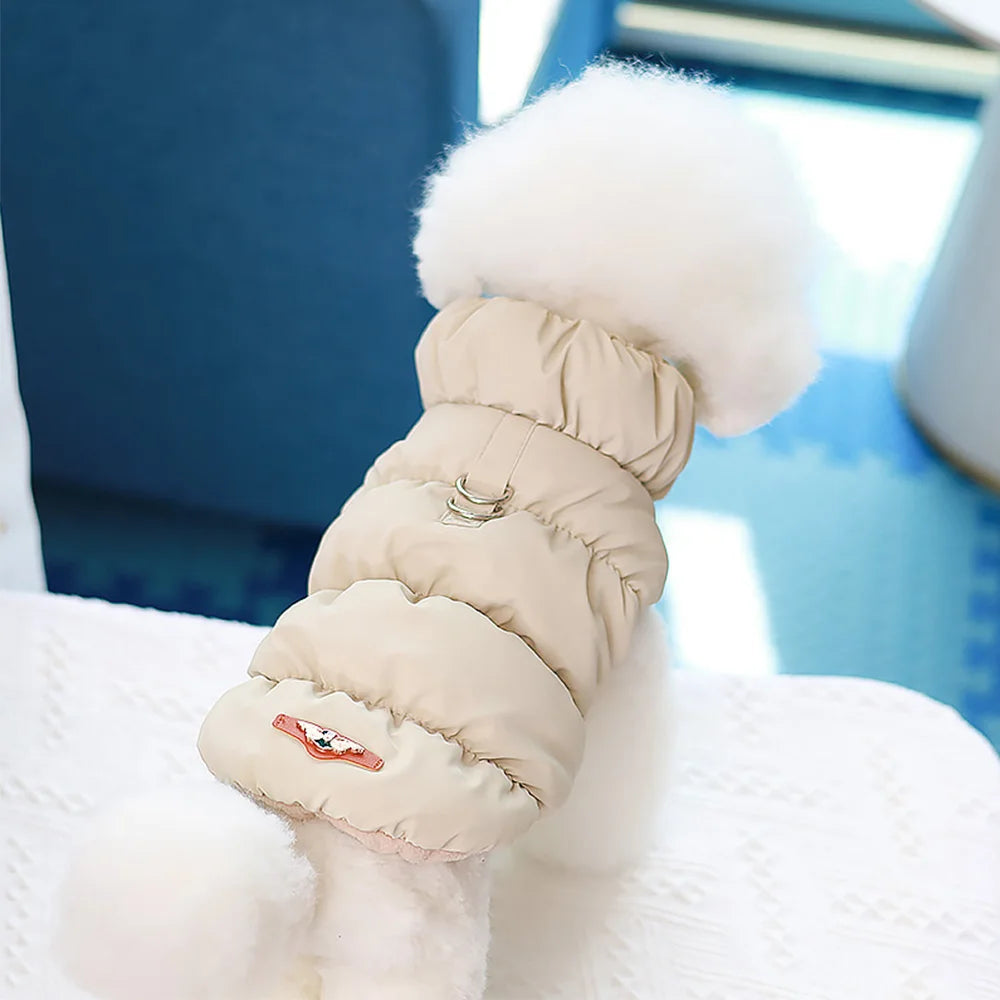 Soft plush SnuggleFit™ warm t-shirt for puppies and cats, featuring a cozy fit and vibrant color.