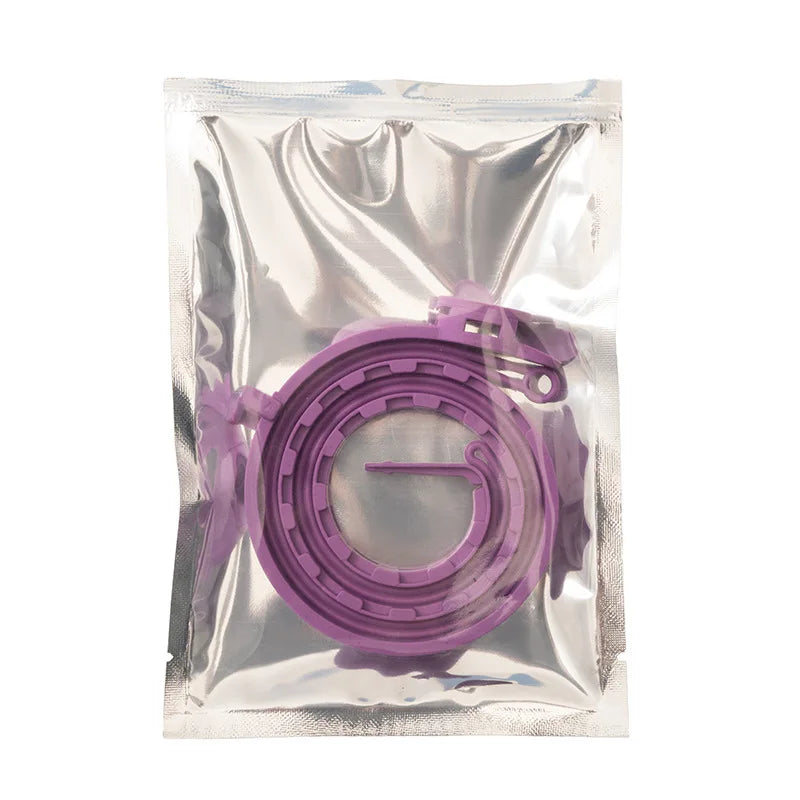 Adjustable PawProtect™ anti-flea and tick collar for pets, providing 8-month protection against pests.