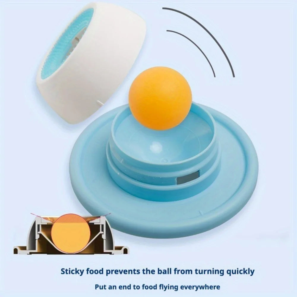 BrainBite™ Ball – Interactive Treat Dispenser for Small Dogs | Slow Feeder & Enrichment Slow Feeder Food Dispenser Lick Enrichment Pet Stimulation Feeding Tool