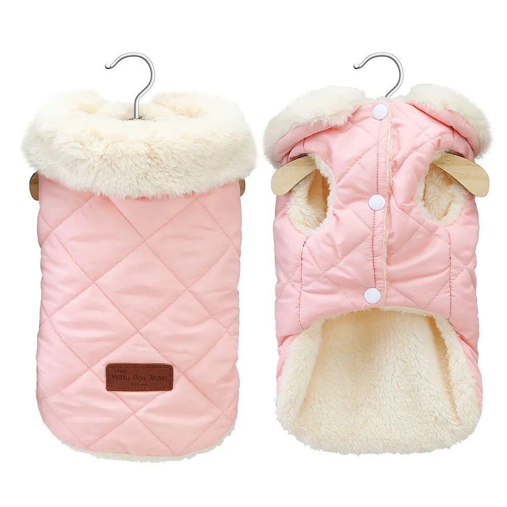 CozyPaws™ Cute Fur Pet Shirt in soft plush fabric for small and medium pets, featuring a cozy and stylish design.