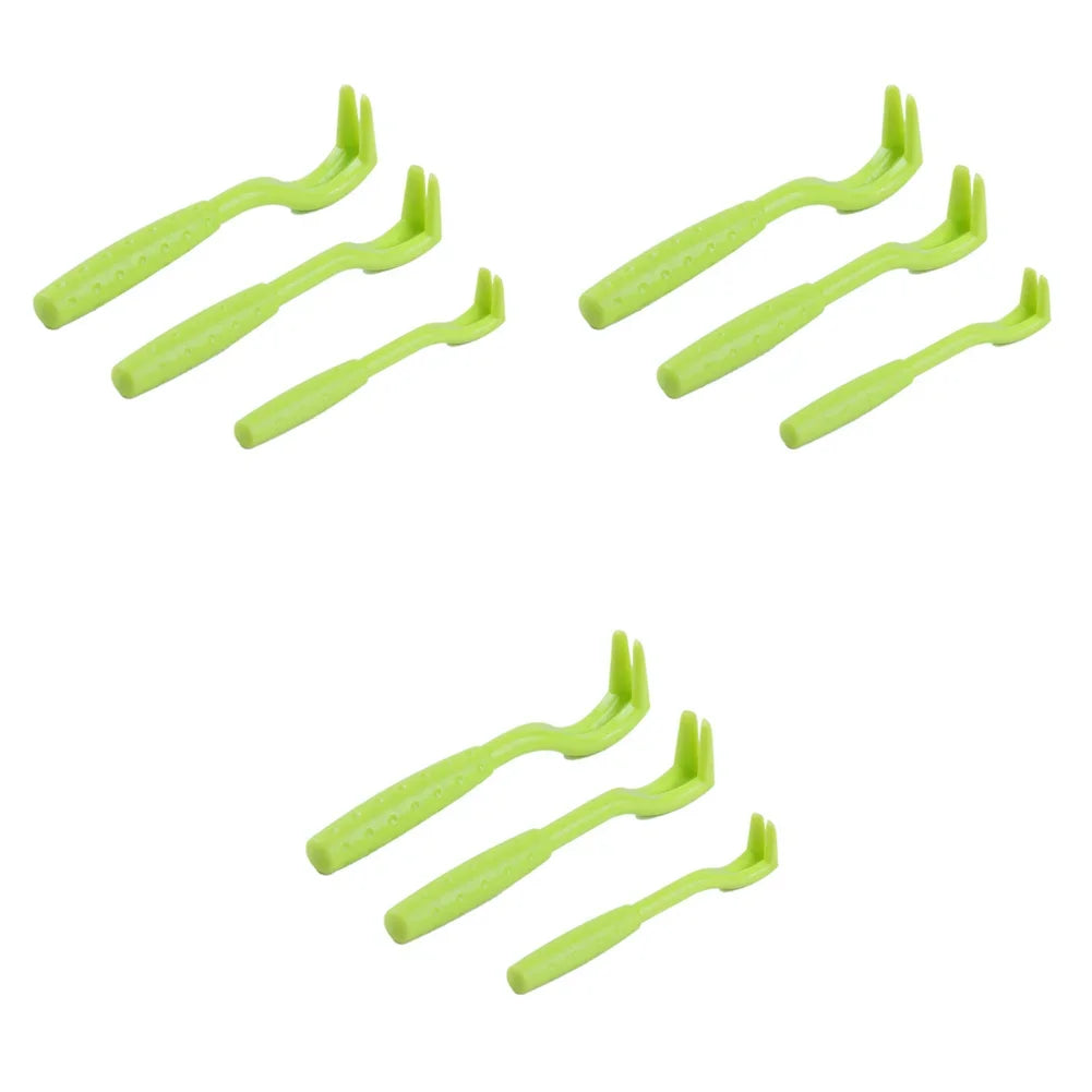 Petivo TickAway™ flea and tick removal kit for cats and dogs, featuring grooming tools in various sizes and styles.