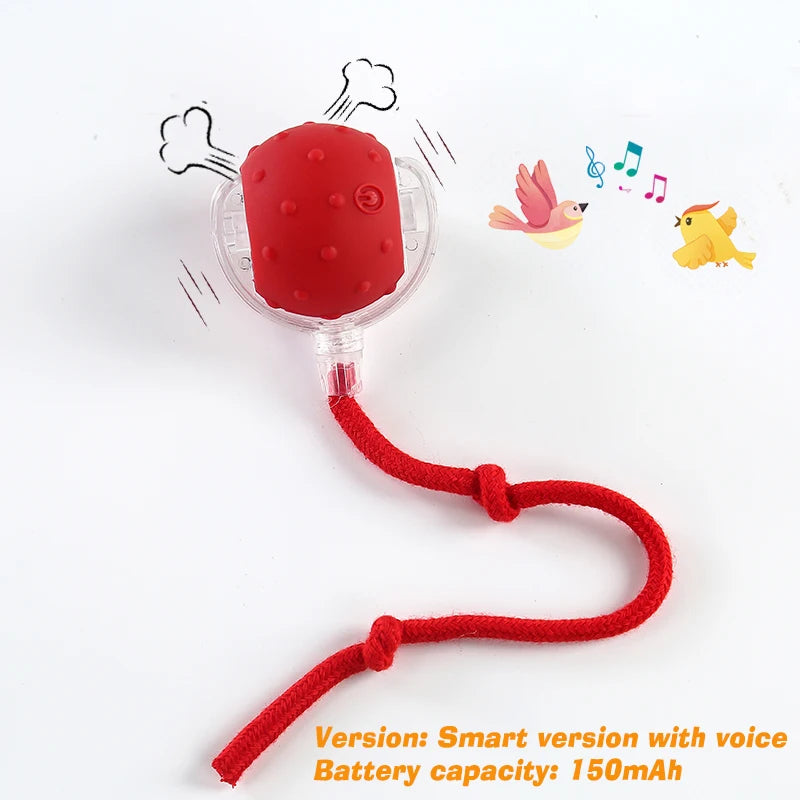 Interactive SmartRoll™ dog ball by Petivo, featuring a sleek design and automatic rolling action for playful pets.