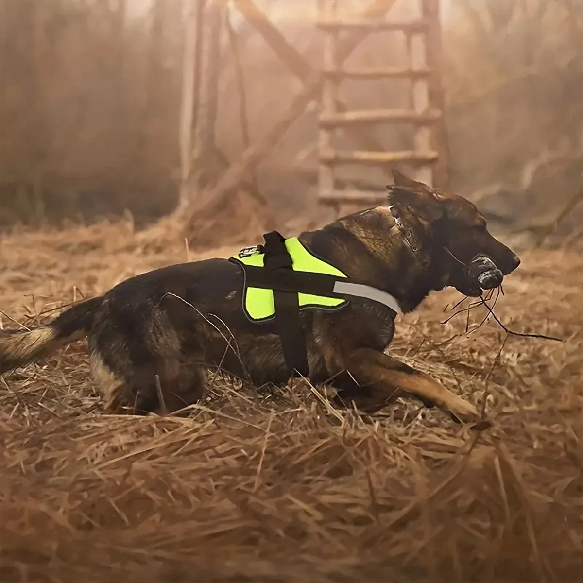 Reflective ComfortFit™ no-pull dog harness, adjustable and breathable pet vest for comfortable walks.