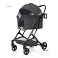 RoyalRide™ Pet Stroller – Breathable 4-Wheel Luxury Travel Trolley for Cats & Dogs | Foldable Portable Design