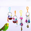 BeakBright™ Bird Toys by Petivo, colorful toys for birds to play, chew, and train, displayed on a white background.