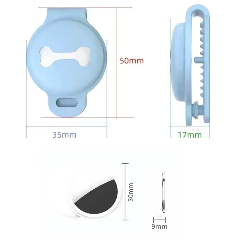 Wearable GPS tracker collar from Petivo, designed for pets, featuring a sleek design and anti-lost locator functionality.