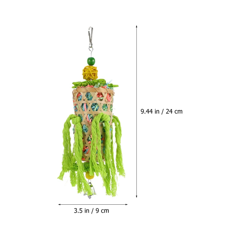 ClimbEase™ Pet Cage Toy Stand with colorful perches for birds and small pets, designed for fun and exploration.