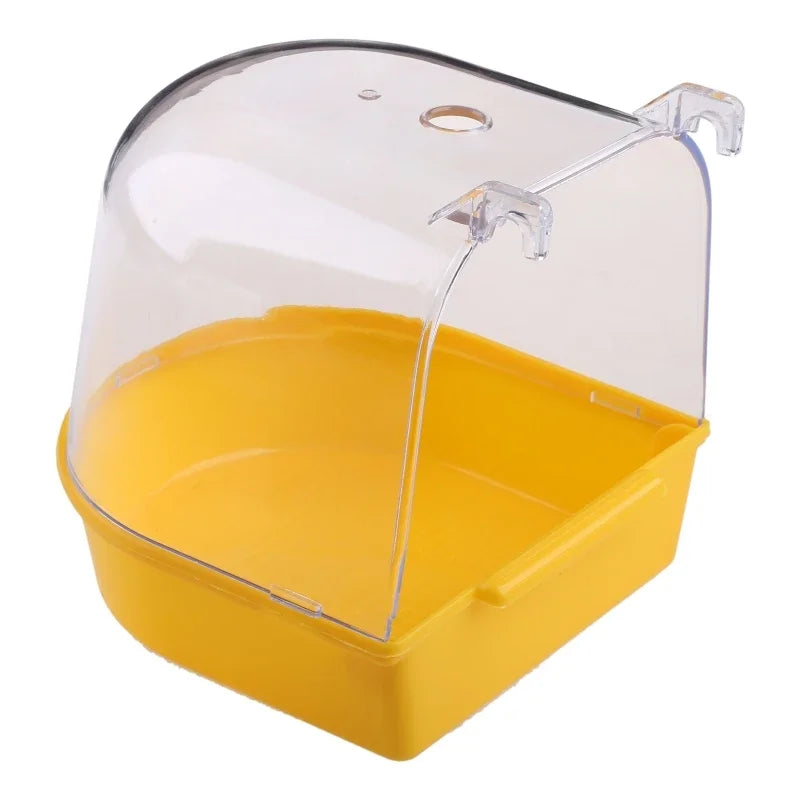 SkyShower™ Universal Bird Bath by Petivo, featuring a durable, transparent design for stress-free bathing for birds.