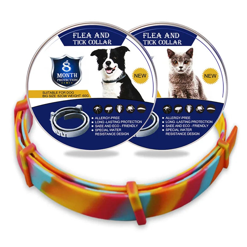Adjustable ZenTail™ soothing pet collar for stress relief, designed for puppies and kittens in a soft fabric.