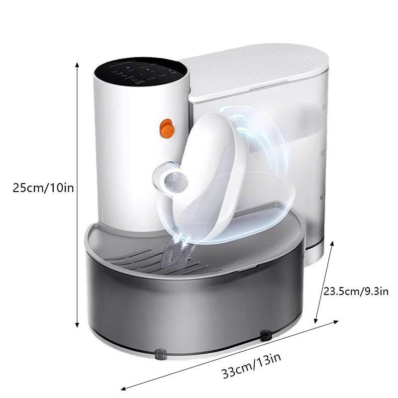 AquaFlow™ Smart Pet Fountain – Rechargeable Automatic Running Water Dispenser for Cats & Dogs