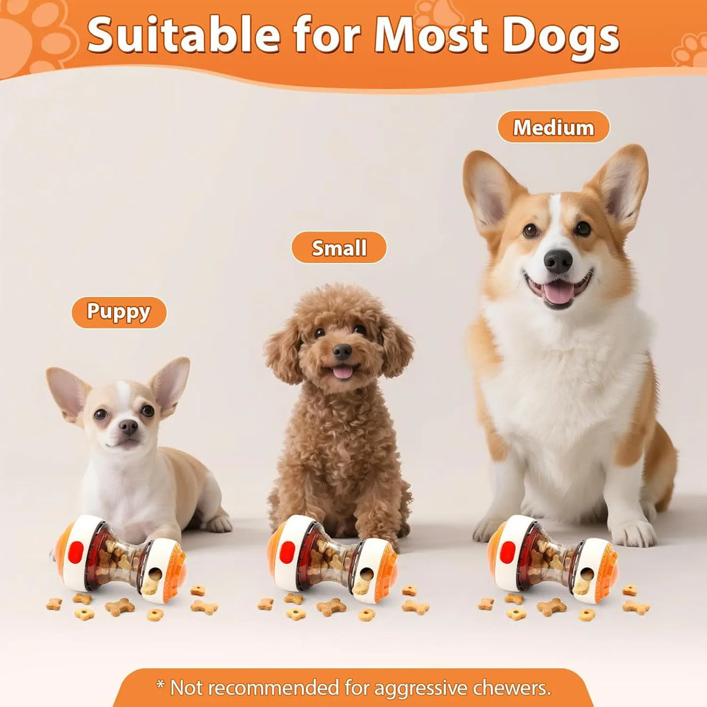 TreatMaze™ Interactive Ball – Adjustable Treat Dispensing Toy for Small Dogs | Slow Feeder & Training Fun