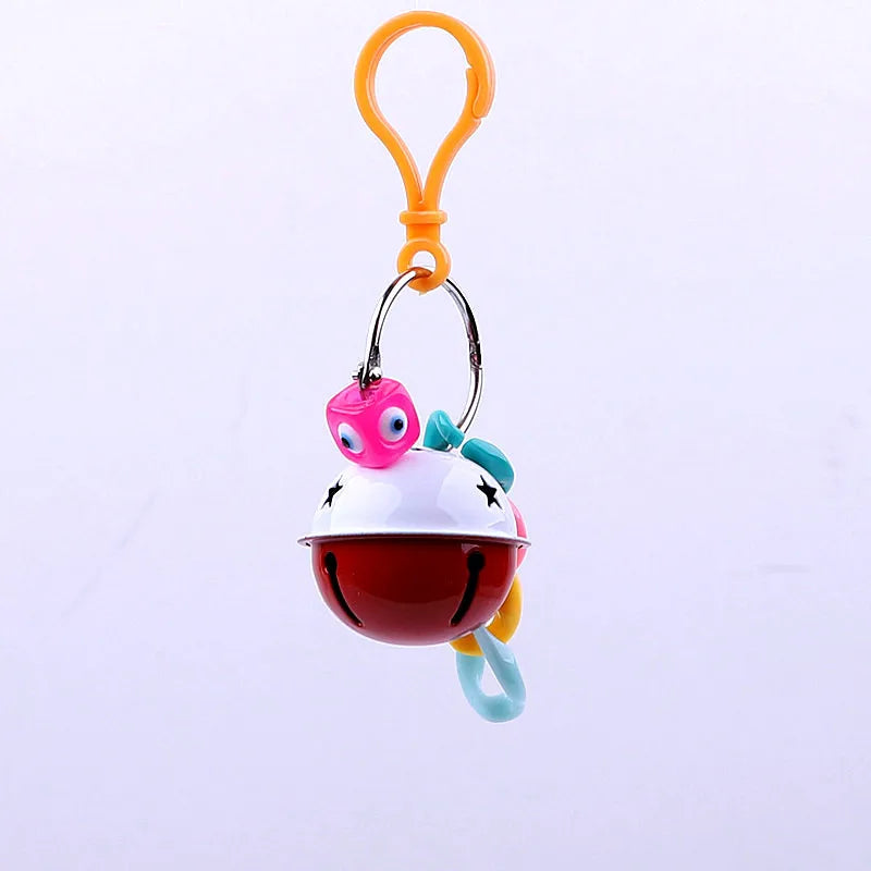 Colorful BeakBright™ bird toys for chewing and training, featuring various shapes and textures for playful birds.