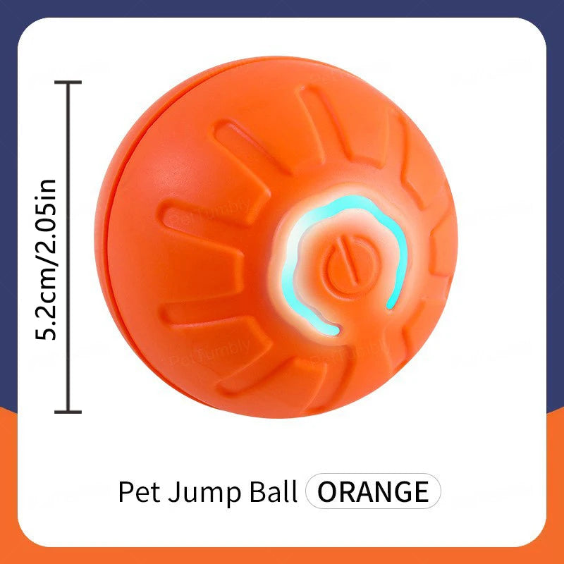 WhiskerPlay™ Smart Catnip Ball, electric plush toy for dogs, featuring soft texture and interactive sound effects.