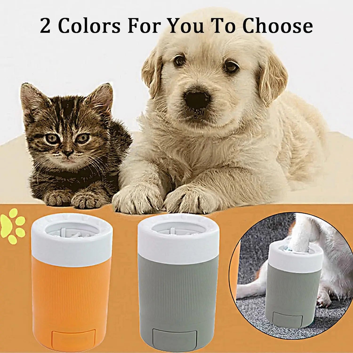 MudAway™ Paw Cleaner – Instant Clean Cup for Dogs & Pets | Gentle & Effective Paw Washer