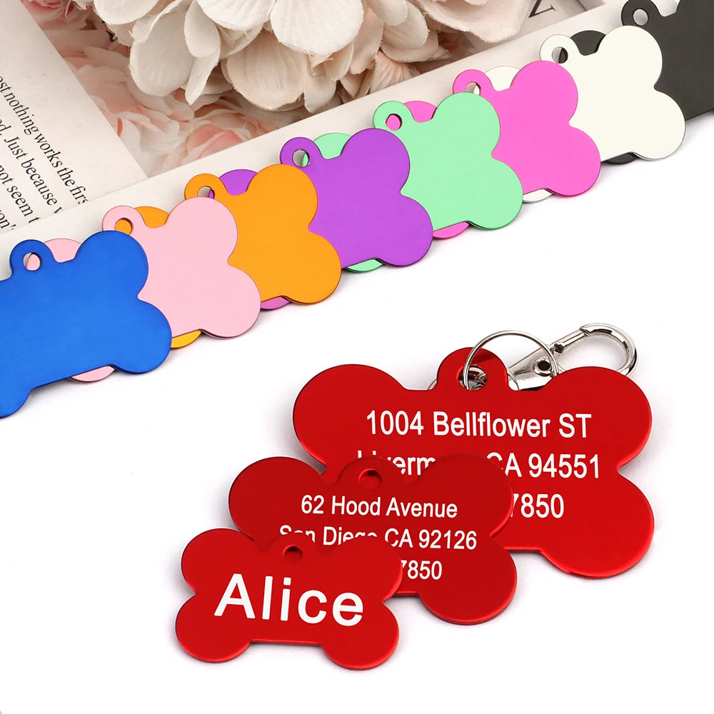 CopperCharm™ Dog Tag – Custom Engraved Nameplate for Dogs | Stylish Anti-Lost Collar Pendant