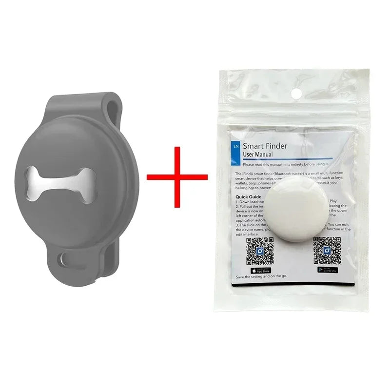 Wearable PetFinder™ GPS tracker collar for pets, featuring a sleek design and anti-lost locator technology.