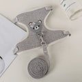 Cute Rabbit Harness & Leash Set by Petivo, featuring a comfortable vest for outdoor adventures with a bunny.