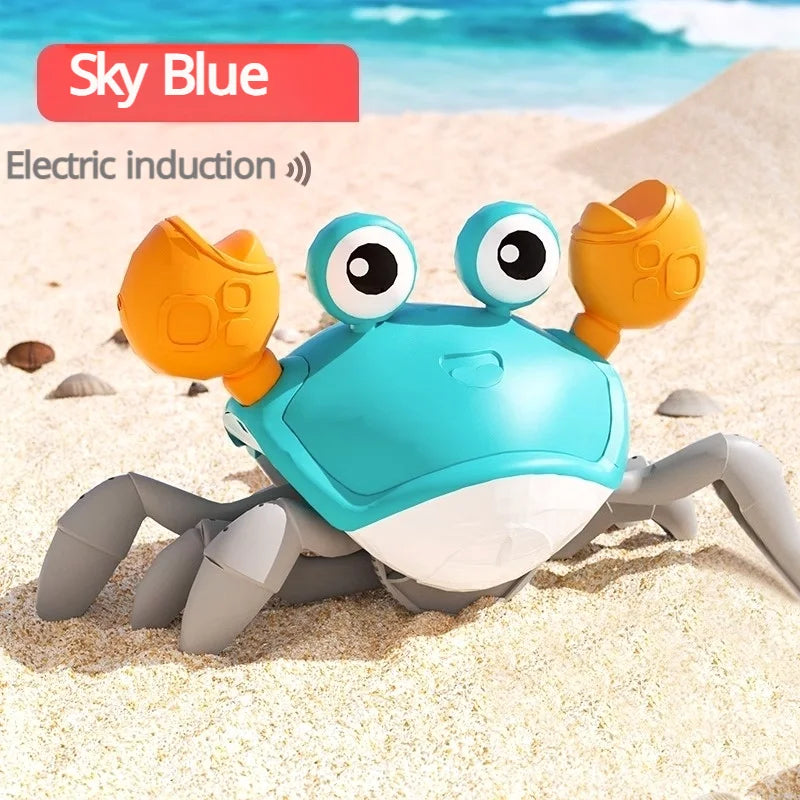 Petivo ZoomCrab™ Smart Toy – Musical Escape Crab with Auto-Motion & Obstacle Avoidance Fun